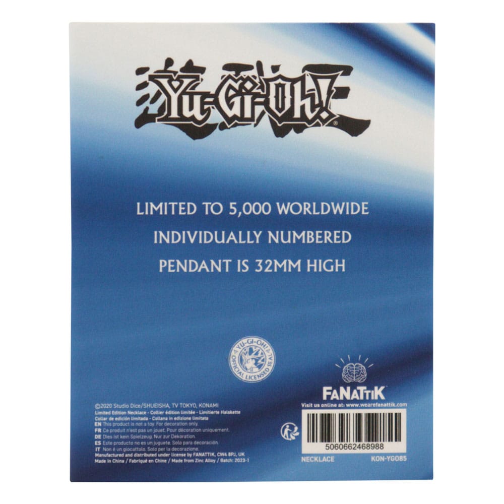 Yu Gi Oh! Necklace Blue Eyes White Dragon Limited Edition FaNaTtik