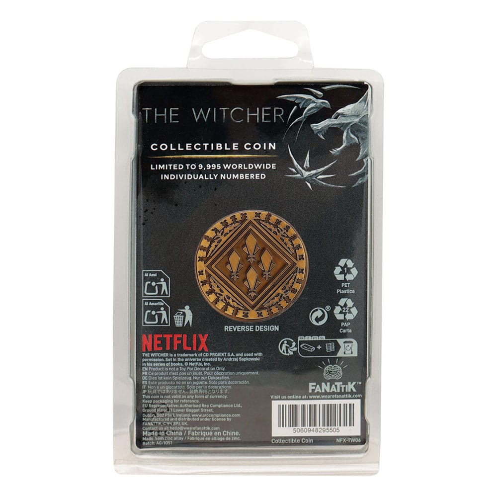 The Witcher Collectable Coin Toss a Coin to Your Witcher Limited Edition FaNaTtik