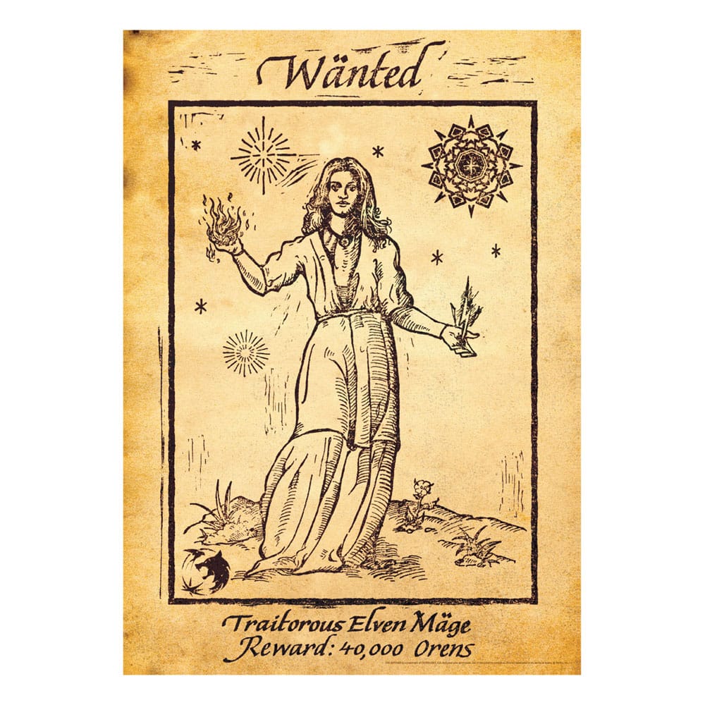 The Witcher Art Print Limited Edition FaNaTtik