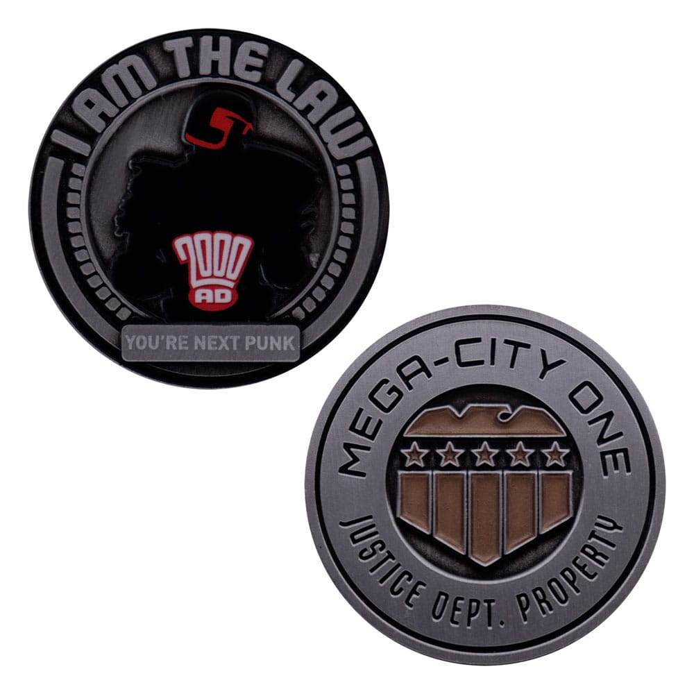 2000 AD Collectable Coin Judge Dredd Mega City One Limited Edition FaNaTtik