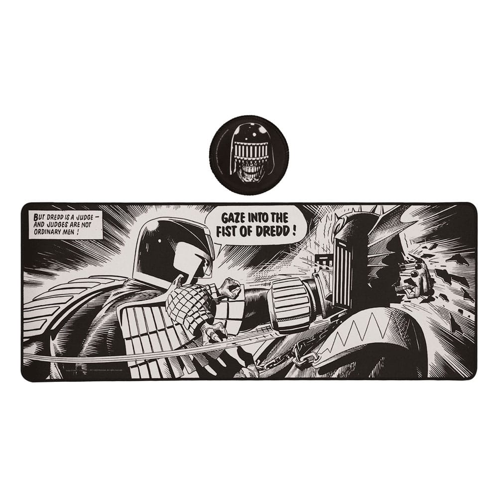 2000 AD Desk Pad & Coaster Set Judge Dredd FaNaTtik