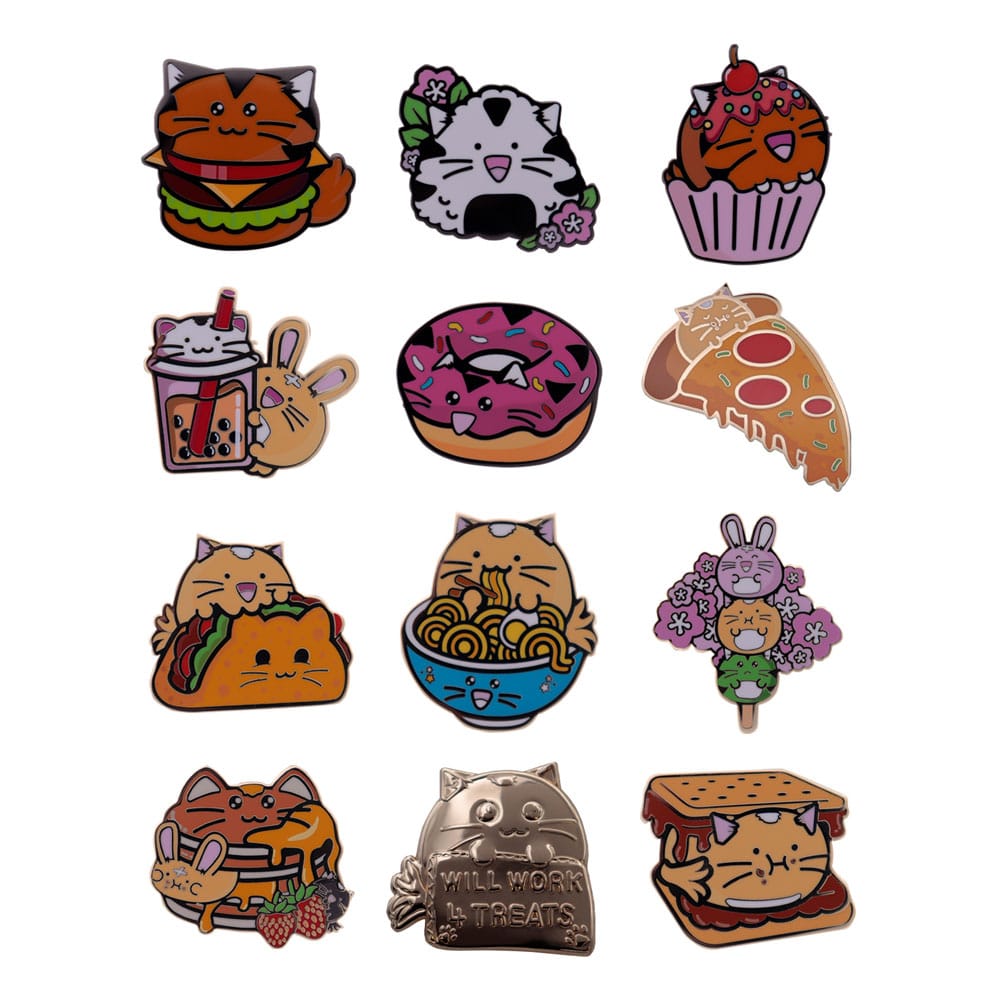 Fuzzballs Pin Badge Mystery Pin Badge Display 12 FaNaTtik