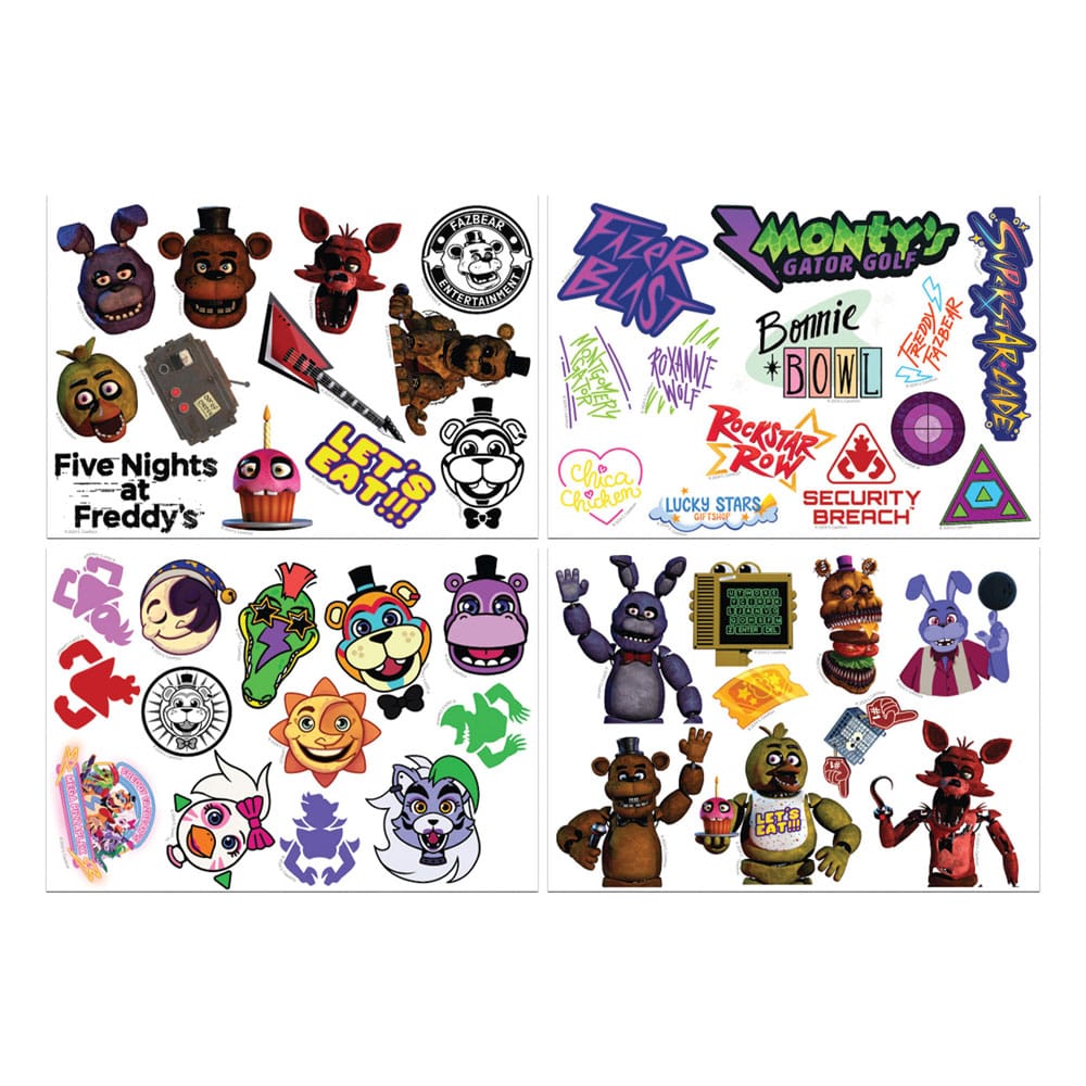 Five Nights at Freddy's Tech Sticker Pack FaNaTtik