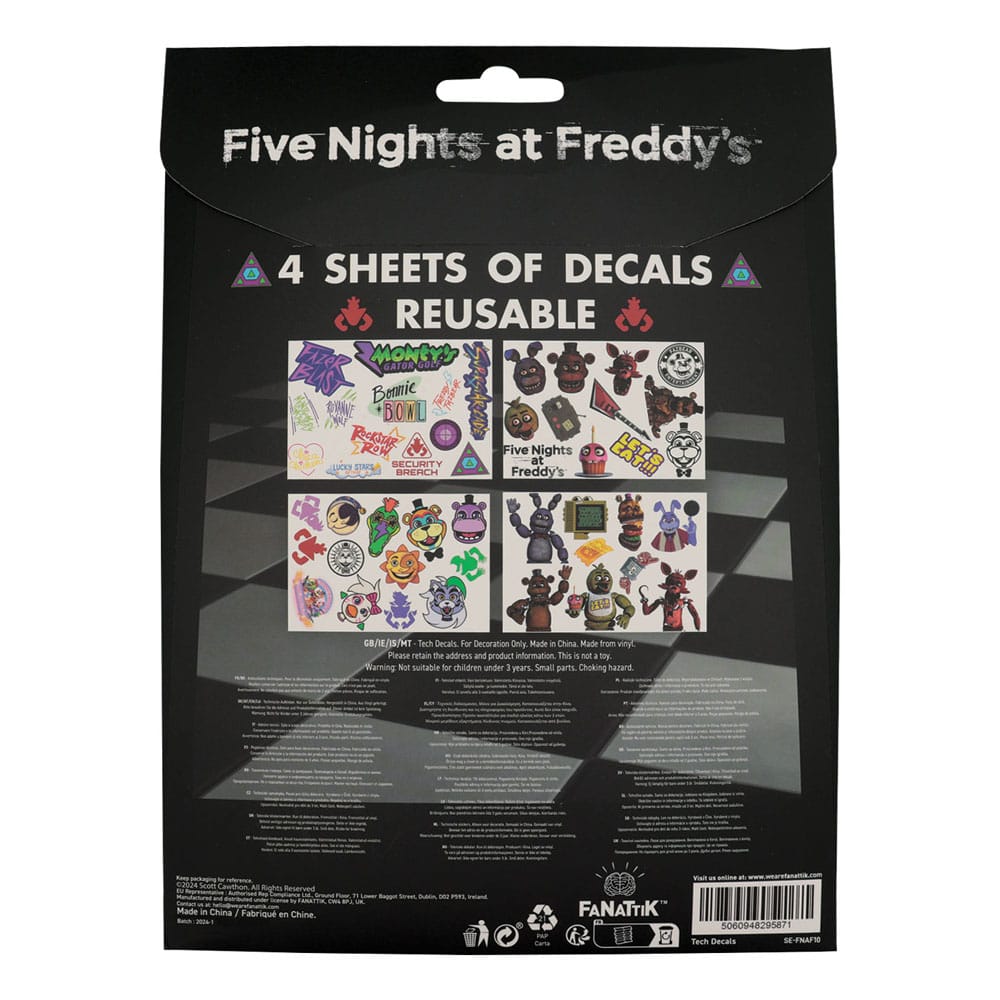 Five Nights at Freddy's Tech Sticker Pack FaNaTtik