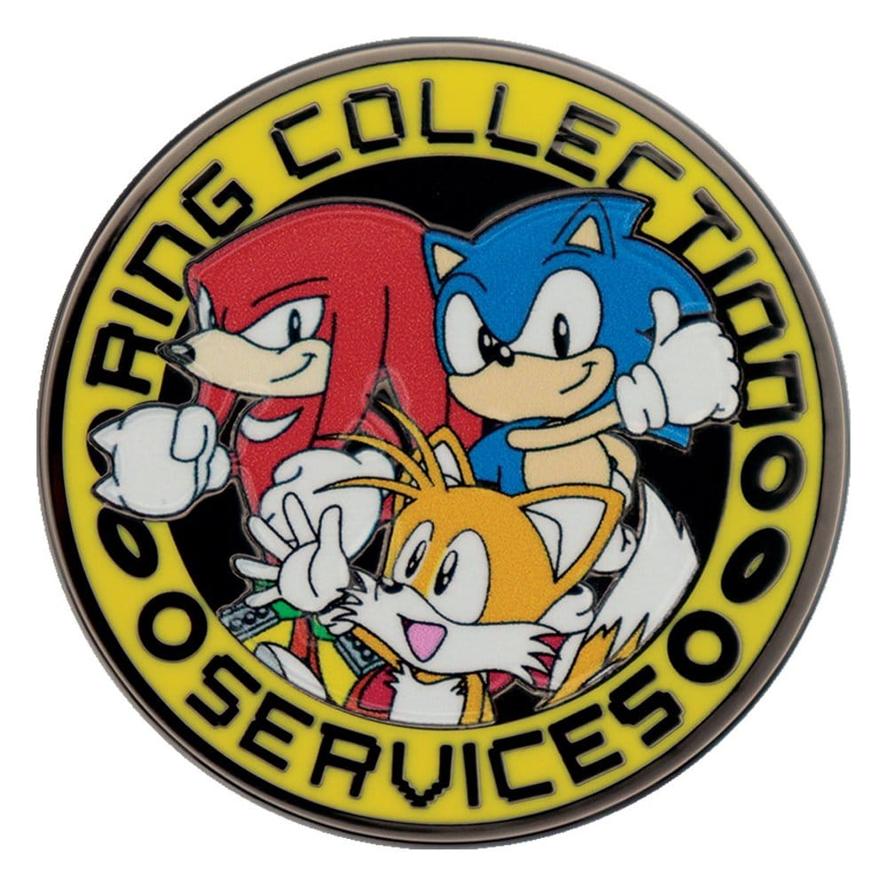 Sonic The Hedgehog Pin Badge Sonic Tails Knuckles Limited Edition FaNaTtik
