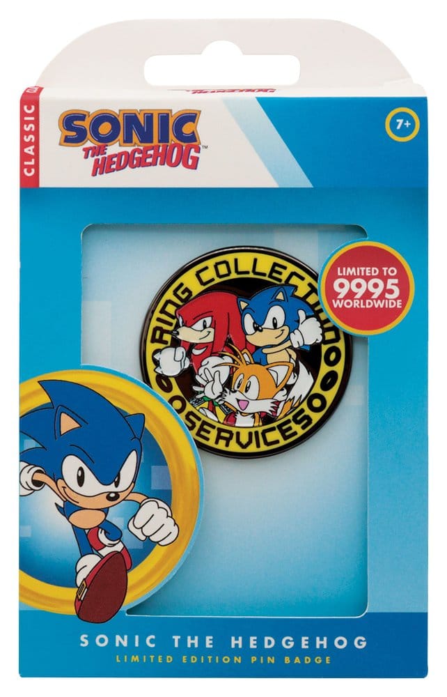 Sonic The Hedgehog Pin Badge Sonic Tails Knuckles Limited Edition FaNaTtik