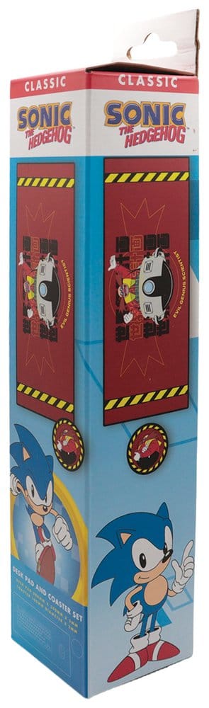 Sonic The Hedgehog Desk Pad & Coaster Set Dr. Eggman FaNaTtik