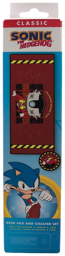 Sonic The Hedgehog Desk Pad & Coaster Set Dr. Eggman FaNaTtik