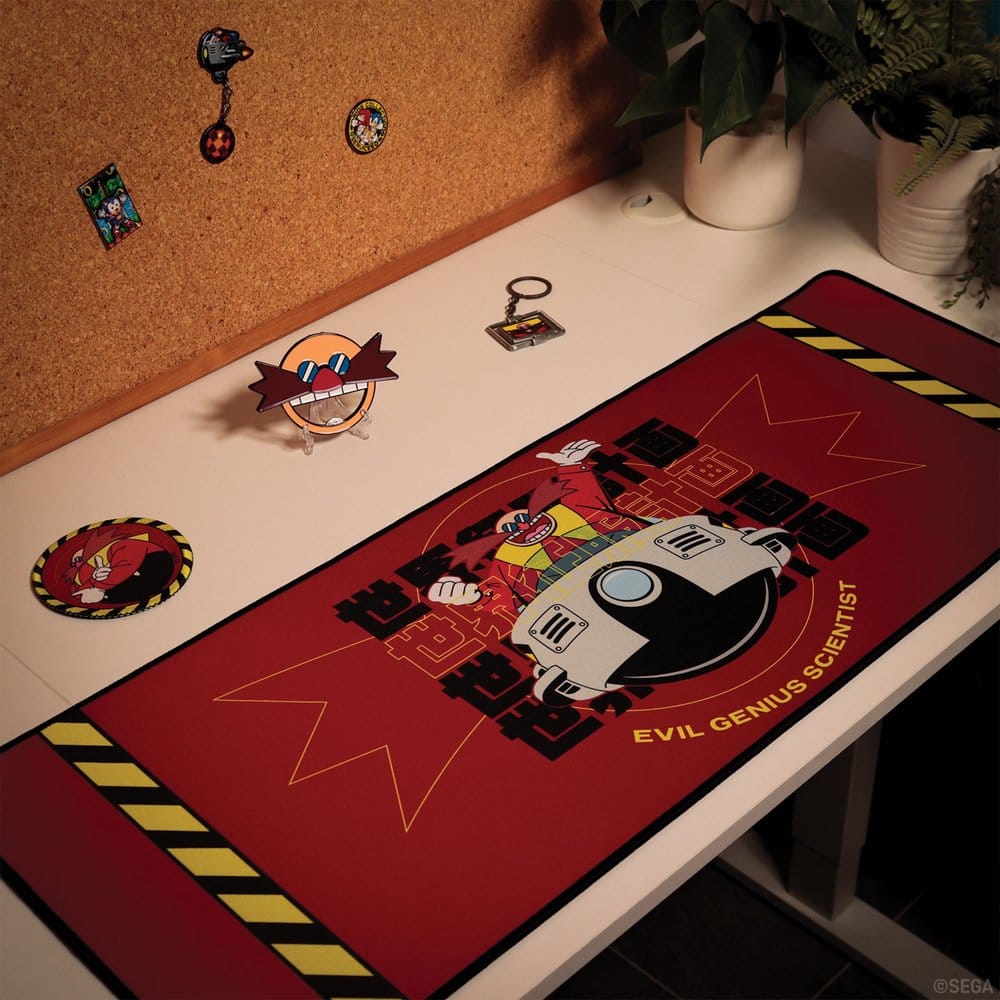 Sonic The Hedgehog Desk Pad & Coaster Set Dr. Eggman FaNaTtik