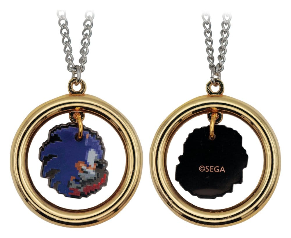 Sonic The Hedgehog Necklace with Pendant Ring FaNaTtik