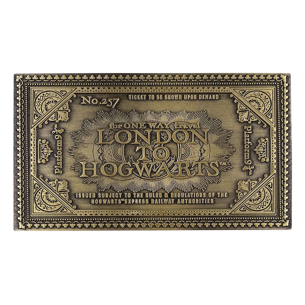 Harry Potter Replica Hogwarts Train Ticket Limited Edition FaNaTtik