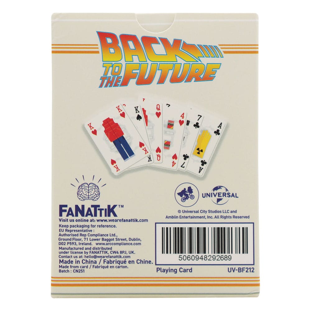 Back to the Future Playing Cards Display 12 FaNaTtik