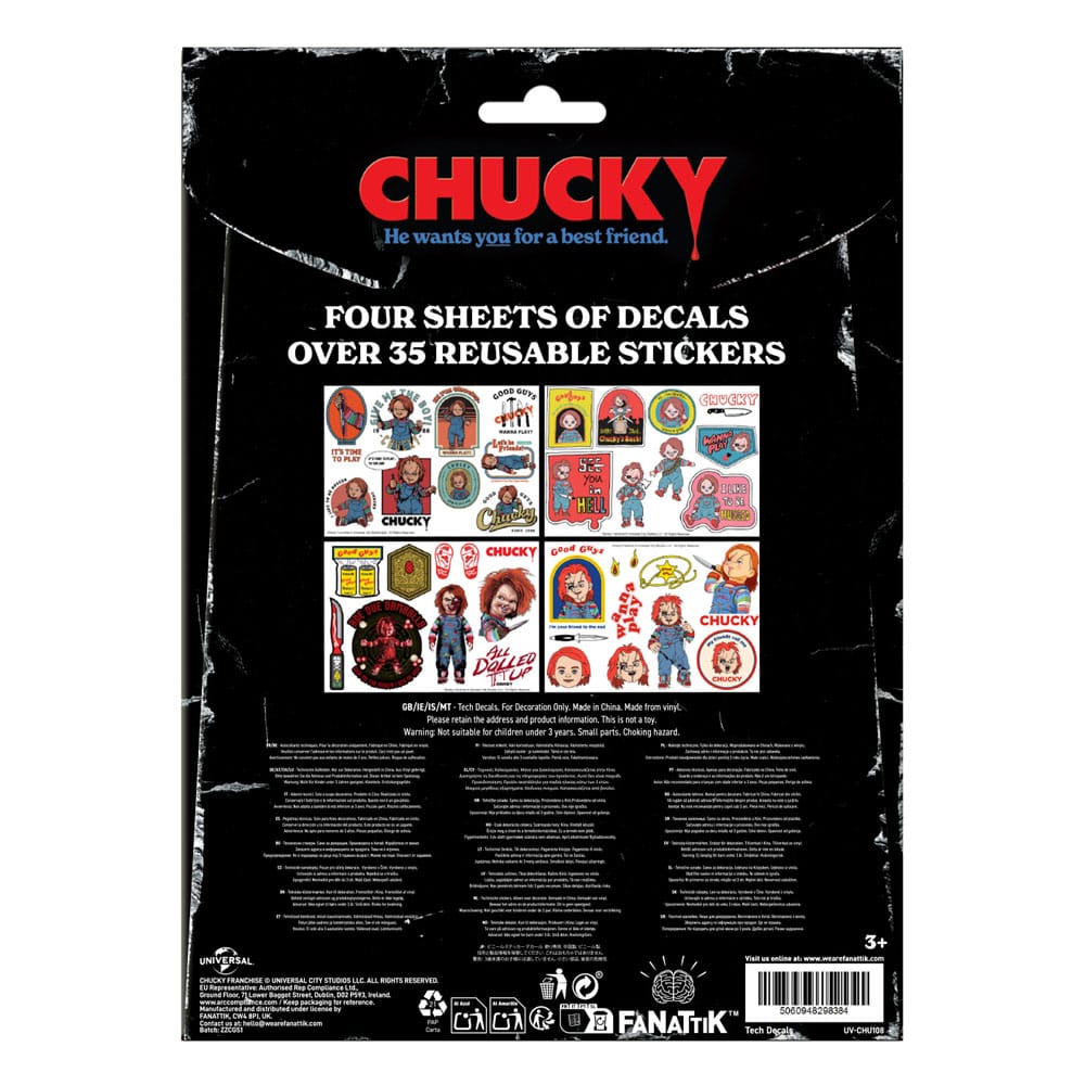 Chucky Tech Sticker Pack FaNaTtik