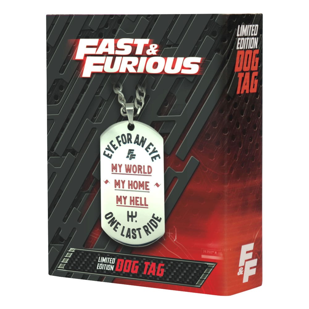 Fast & Furious Dog Tags with ball chain FaNaTtik