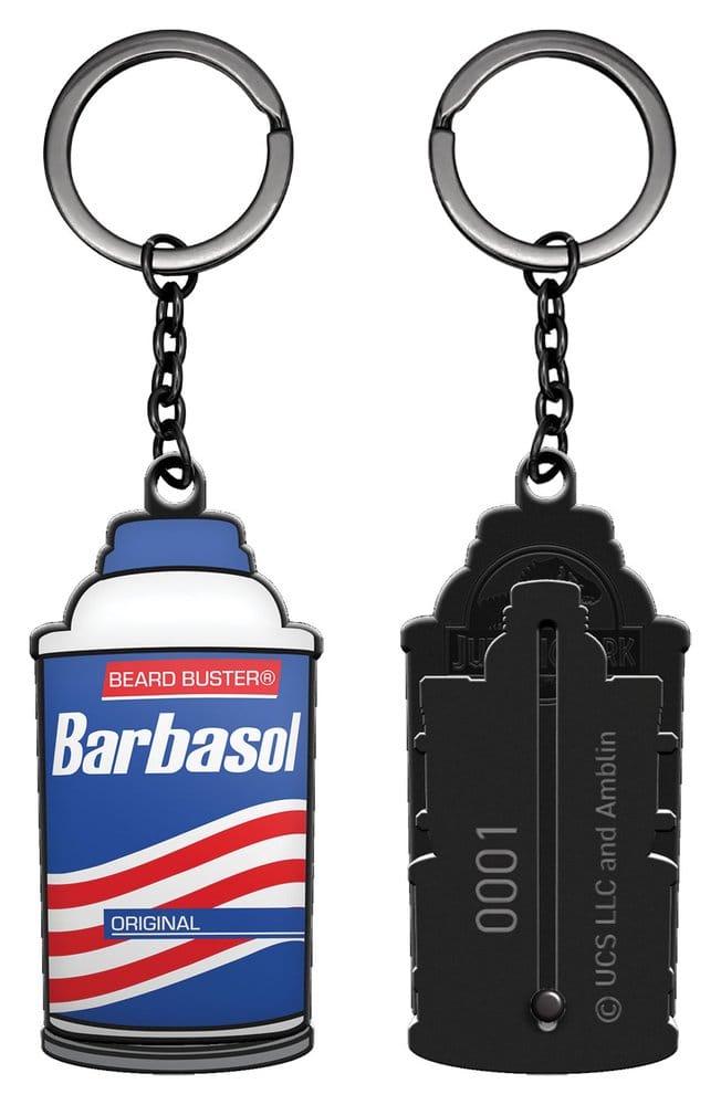 Jurassic Park Keychain Sliding Barbasol Can FaNaTtik
