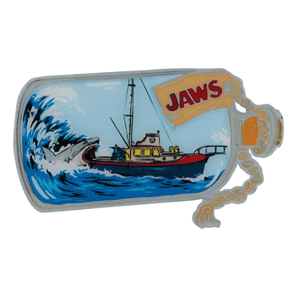 Jaws Pin Badge 50th Anniversary Ship in Bottle FaNaTtik