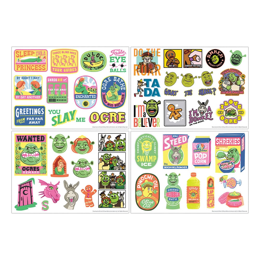 Shrek Tech Sticker Pack FaNaTtik