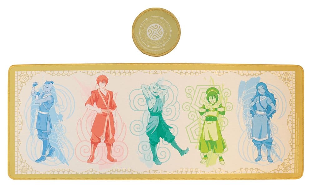 Avatar The Last Airbender Desk Pad & Coaster Set Elements FaNaTtik