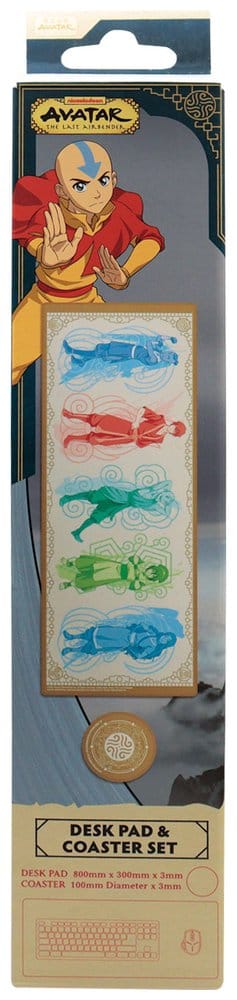 Avatar The Last Airbender Desk Pad & Coaster Set Elements FaNaTtik