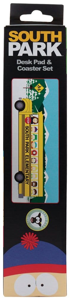South Park Desk Pad & Coaster Set Elementary School Bus FaNaTtik