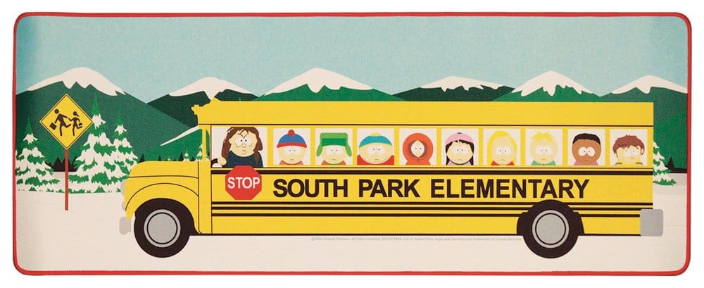 South Park Desk Pad & Coaster Set Elementary School Bus FaNaTtik