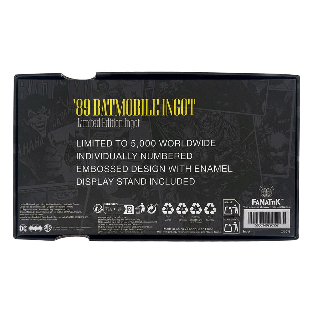 DC Comics Ingot Batman Batmobile XL Limited Edition FaNaTtik