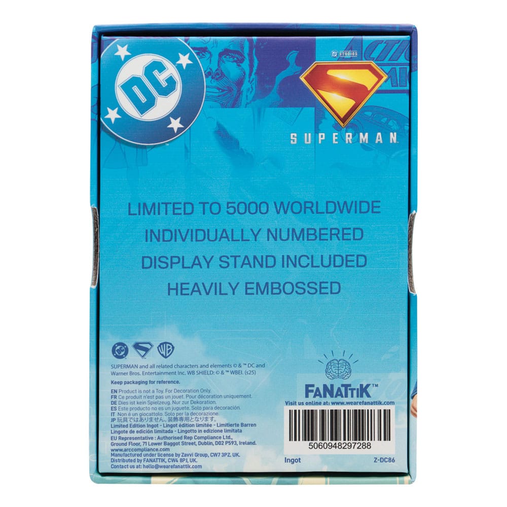 Superman 2025 Ingot Last Son of Krypton Limited Edition FaNaTtik