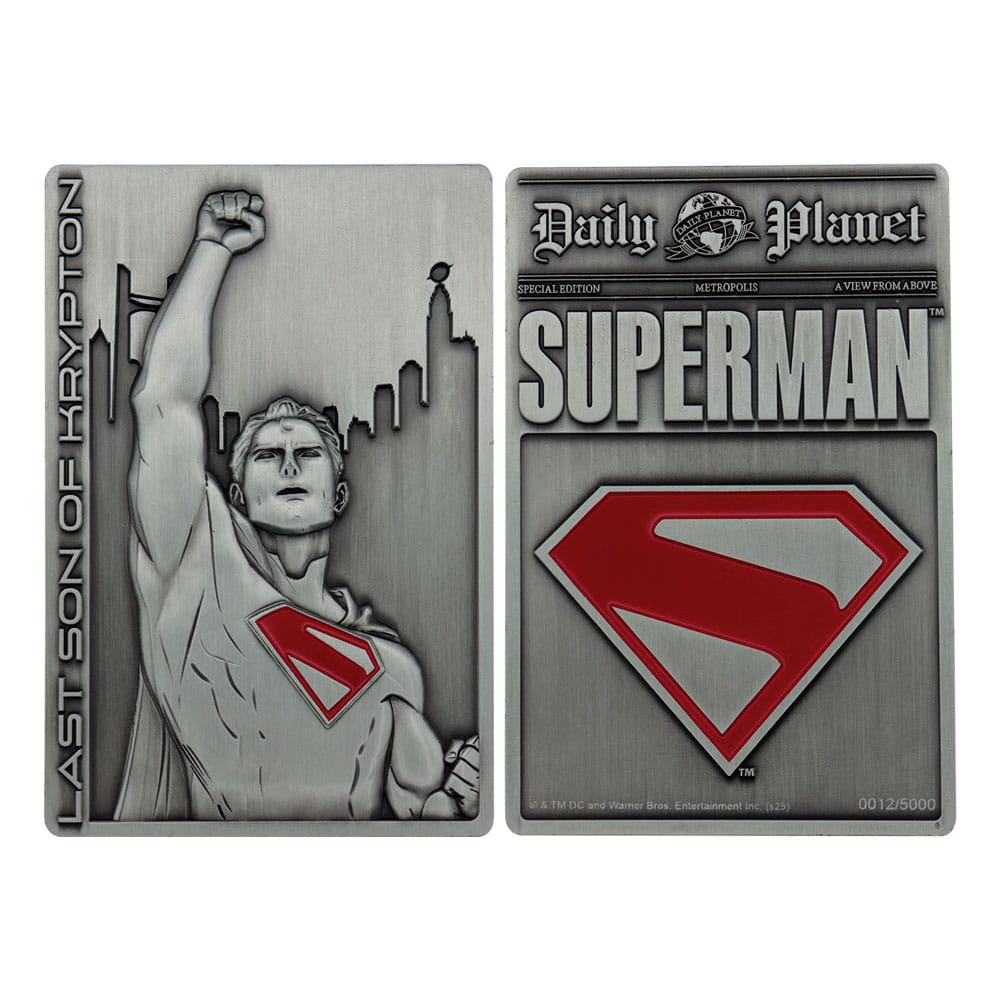Superman 2025 Ingot Last Son of Krypton Limited Edition FaNaTtik