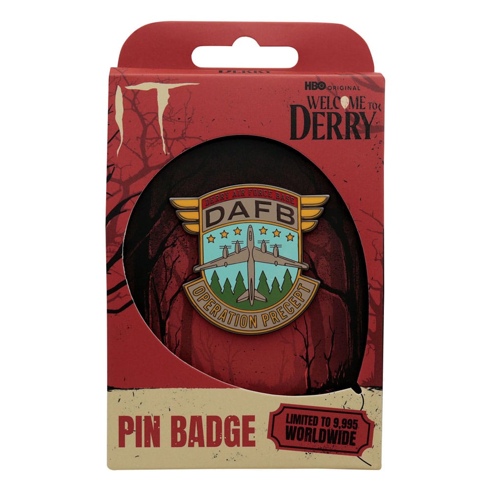 It Pin Badge IT Welcome to Derry DAFB Limited Edition FaNaTtik
