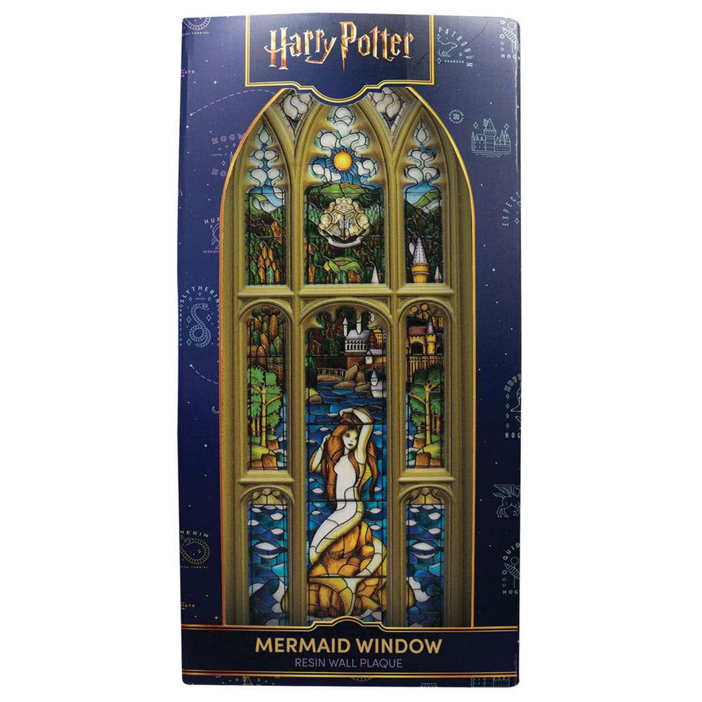 Harry Potter Resin Plaque Mermaid Stained Glass Window FaNaTtik