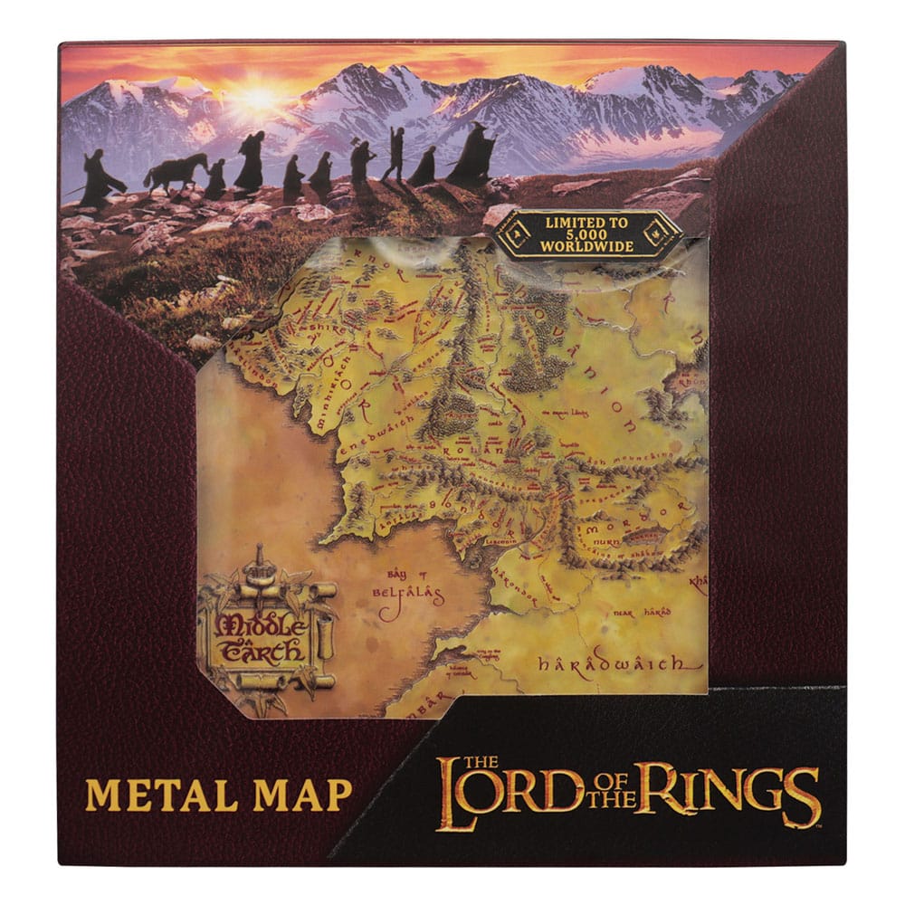 Lord of the Rings Replica Map Limited Edition FaNaTtik