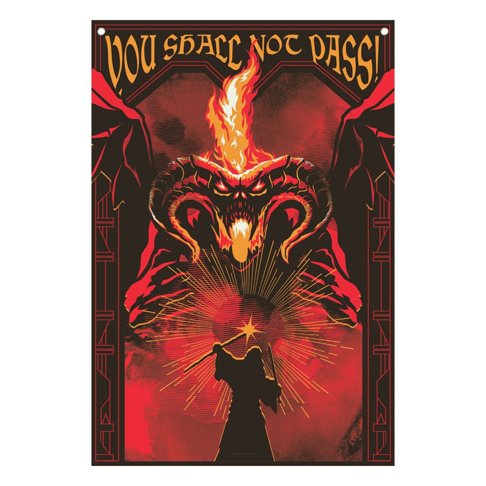 Lord of the Rings Wall Banner You shall not pass! FaNaTtik