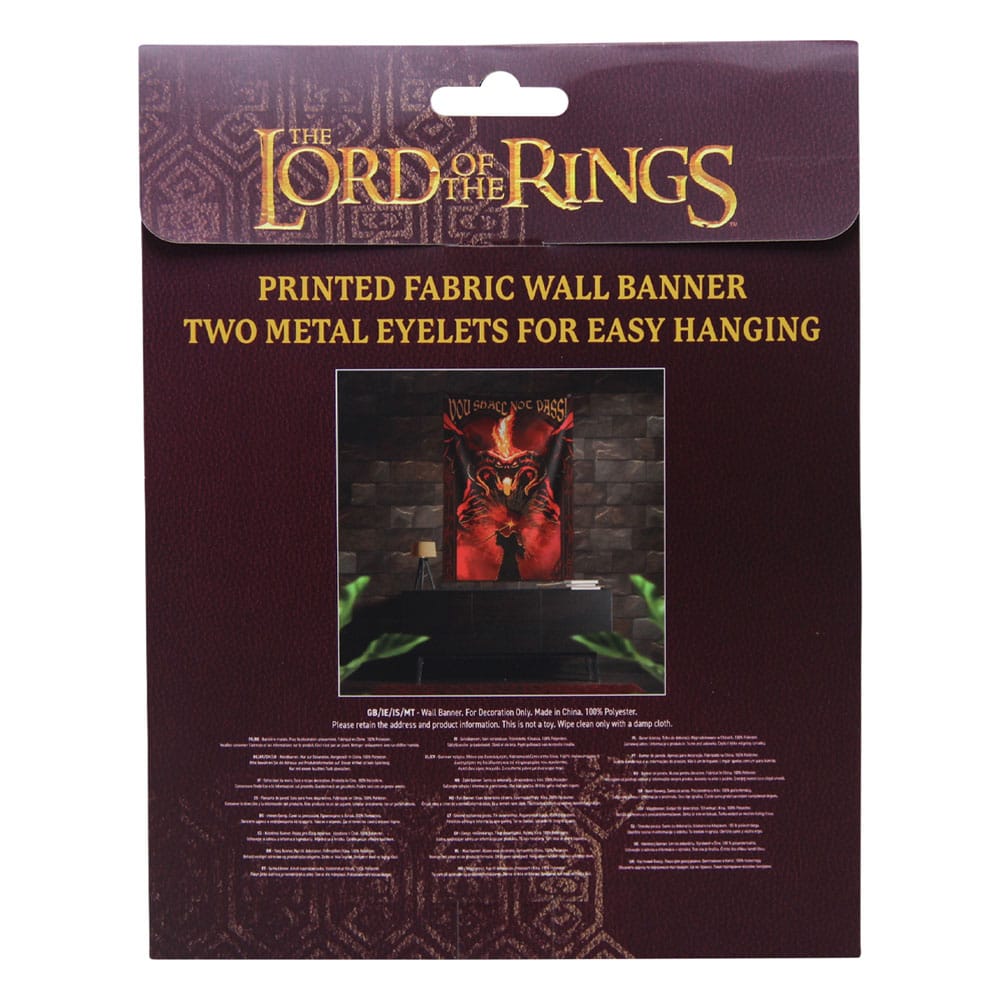 Lord of the Rings Wall Banner You shall not pass! FaNaTtik