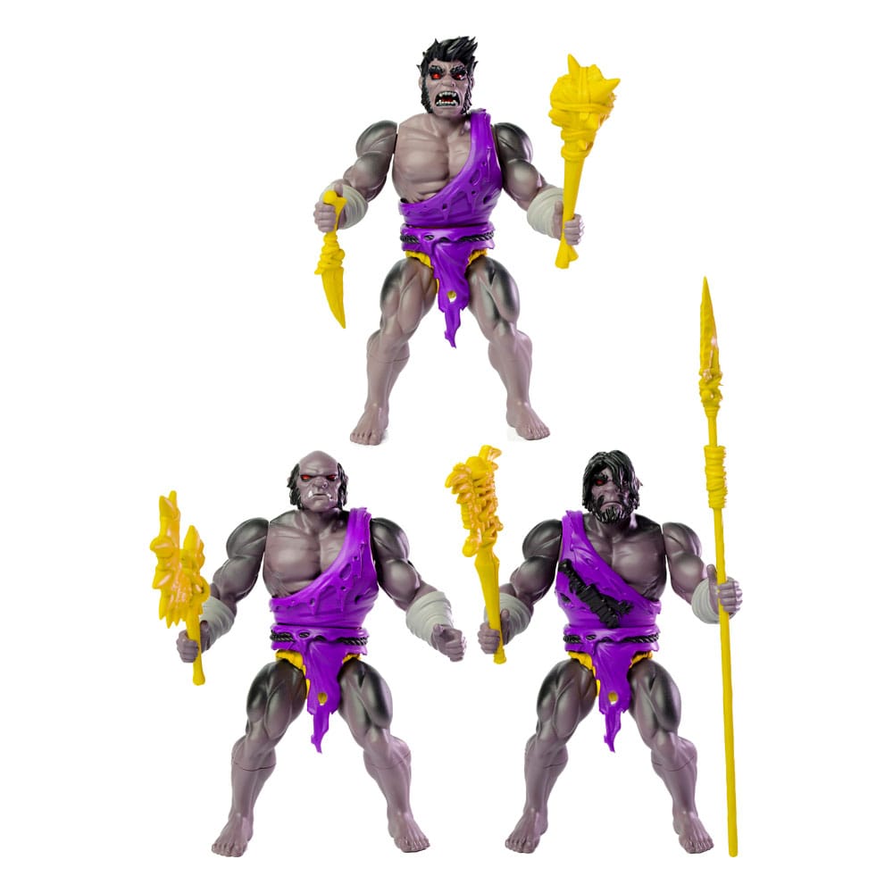 Legends of Dragonore Wave 2 Dragon Hunt Action Figure 3 Pack Brukteror Cave Men Formo Toys