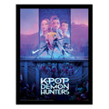 KPop Demon Hunters Collector Print Framed Poster Movie Key Art Pyramid International