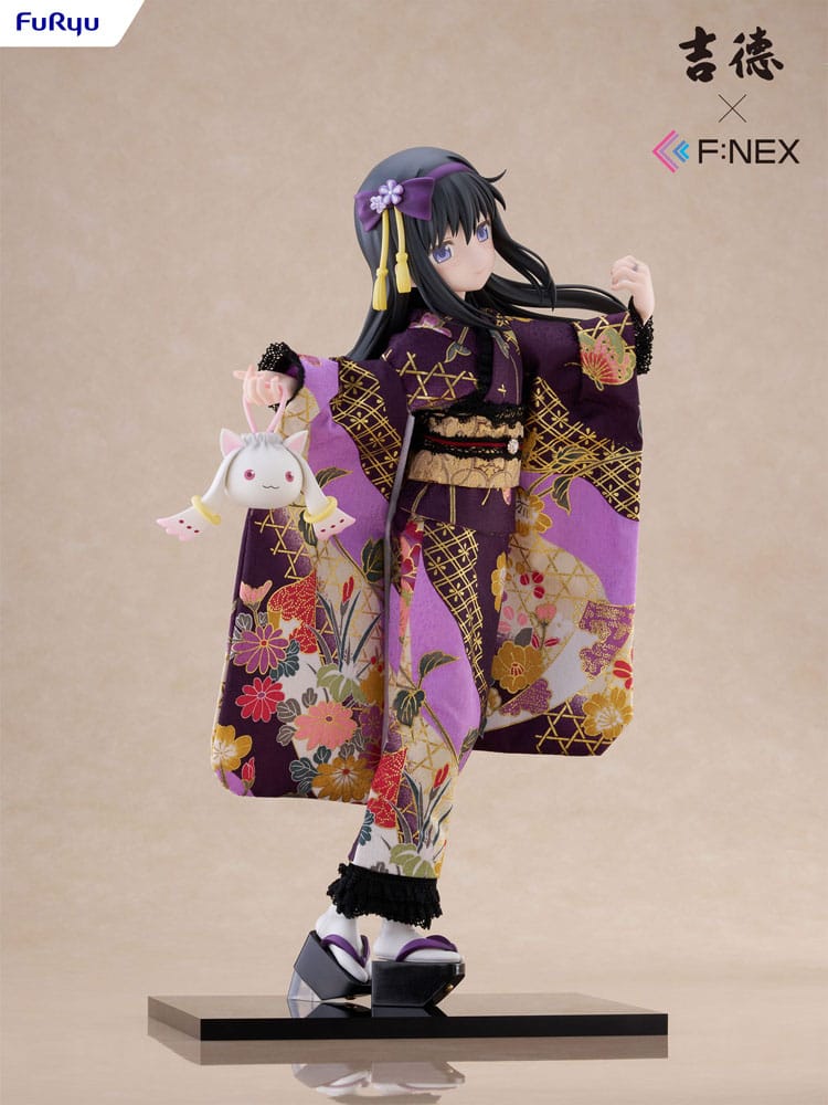 Puella Magi Madoka Magica F NEX Rebellion Homura Akemi Japanese Doll Furyu