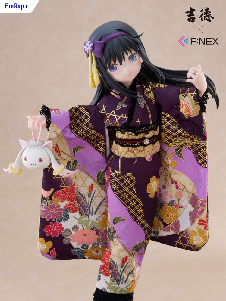Puella Magi Madoka Magica F NEX Rebellion Homura Akemi Japanese Doll Furyu