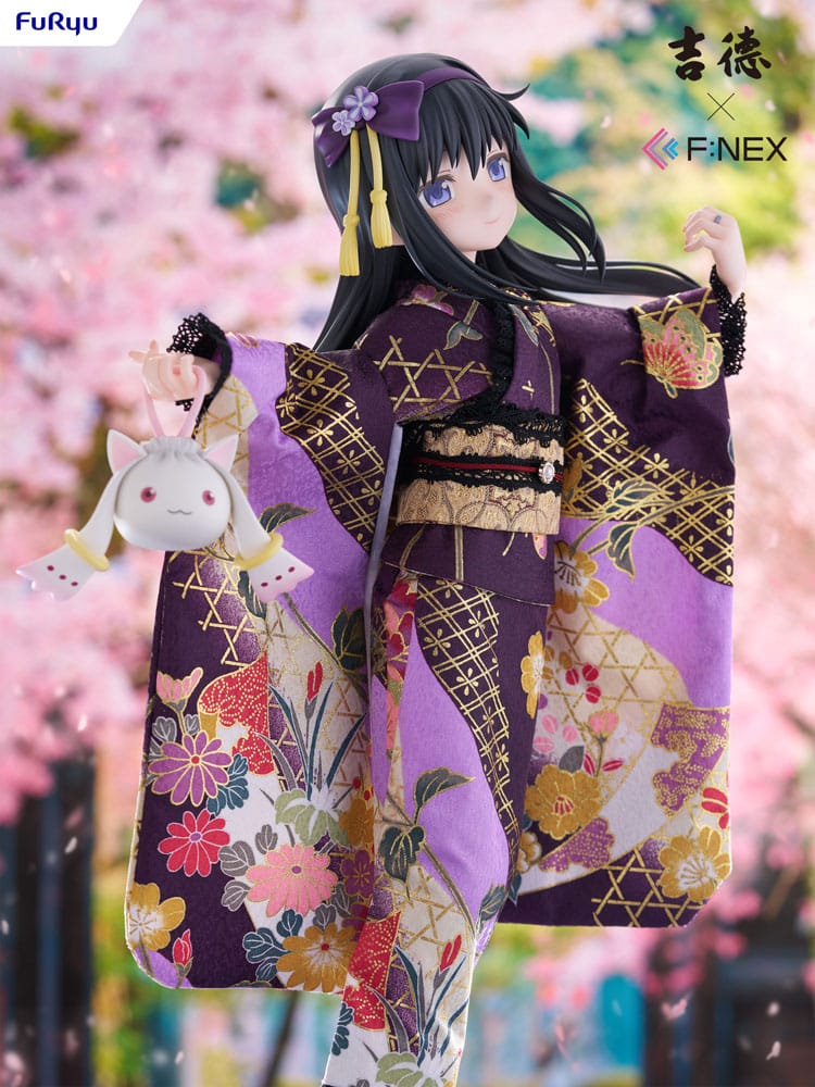 Puella Magi Madoka Magica F NEX Rebellion Homura Akemi Japanese Doll Furyu