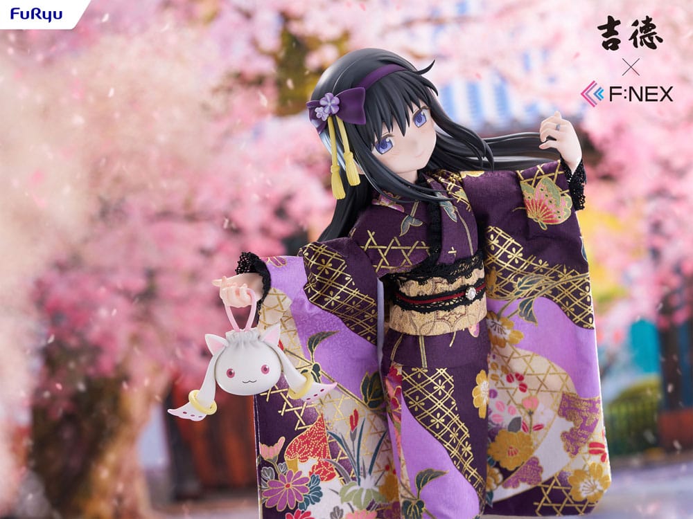 Puella Magi Madoka Magica F NEX Rebellion Homura Akemi Japanese Doll Furyu