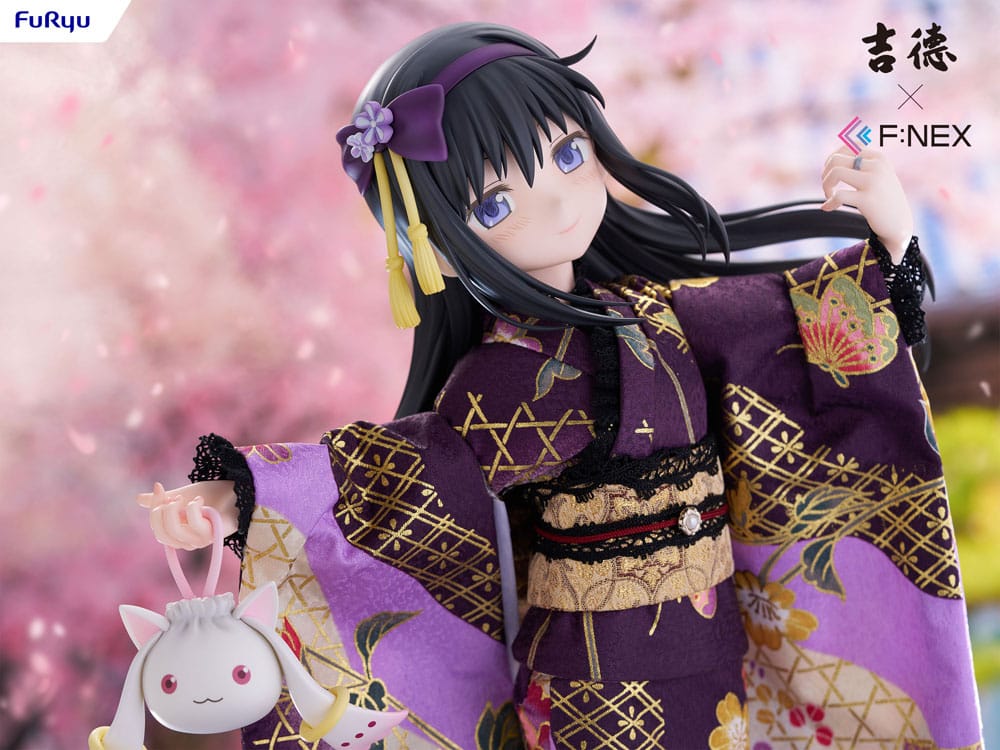 Puella Magi Madoka Magica F NEX Rebellion Homura Akemi Japanese Doll Furyu