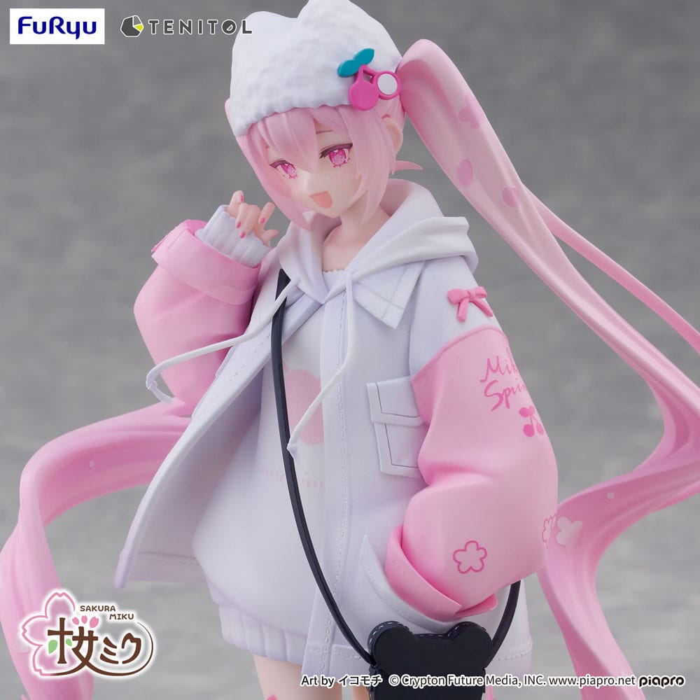 Hatsune Miku Tenitol Sakura Miku Cool style petit Furyu