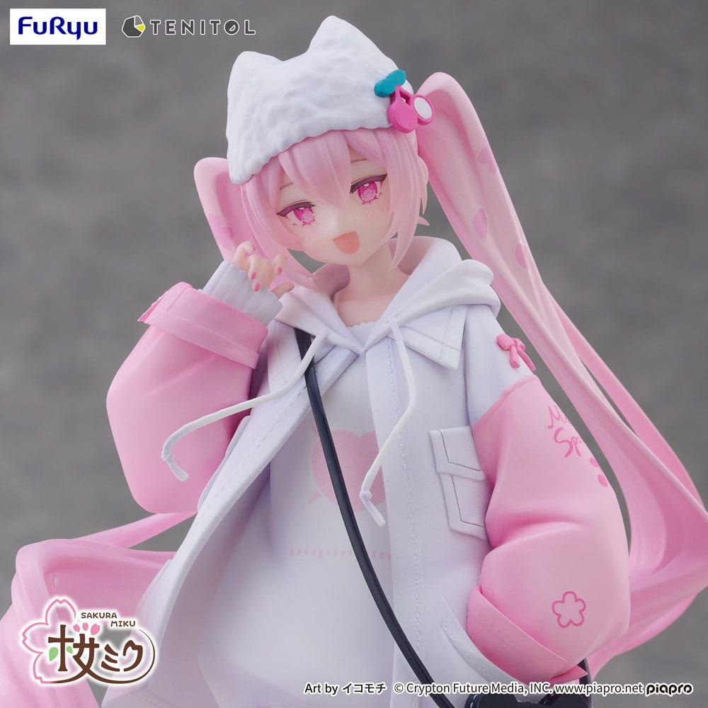 Hatsune Miku Tenitol Sakura Miku Cool style petit Furyu