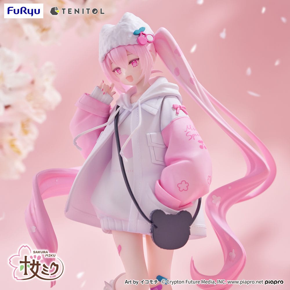 Hatsune Miku Tenitol Sakura Miku Cool style petit Furyu