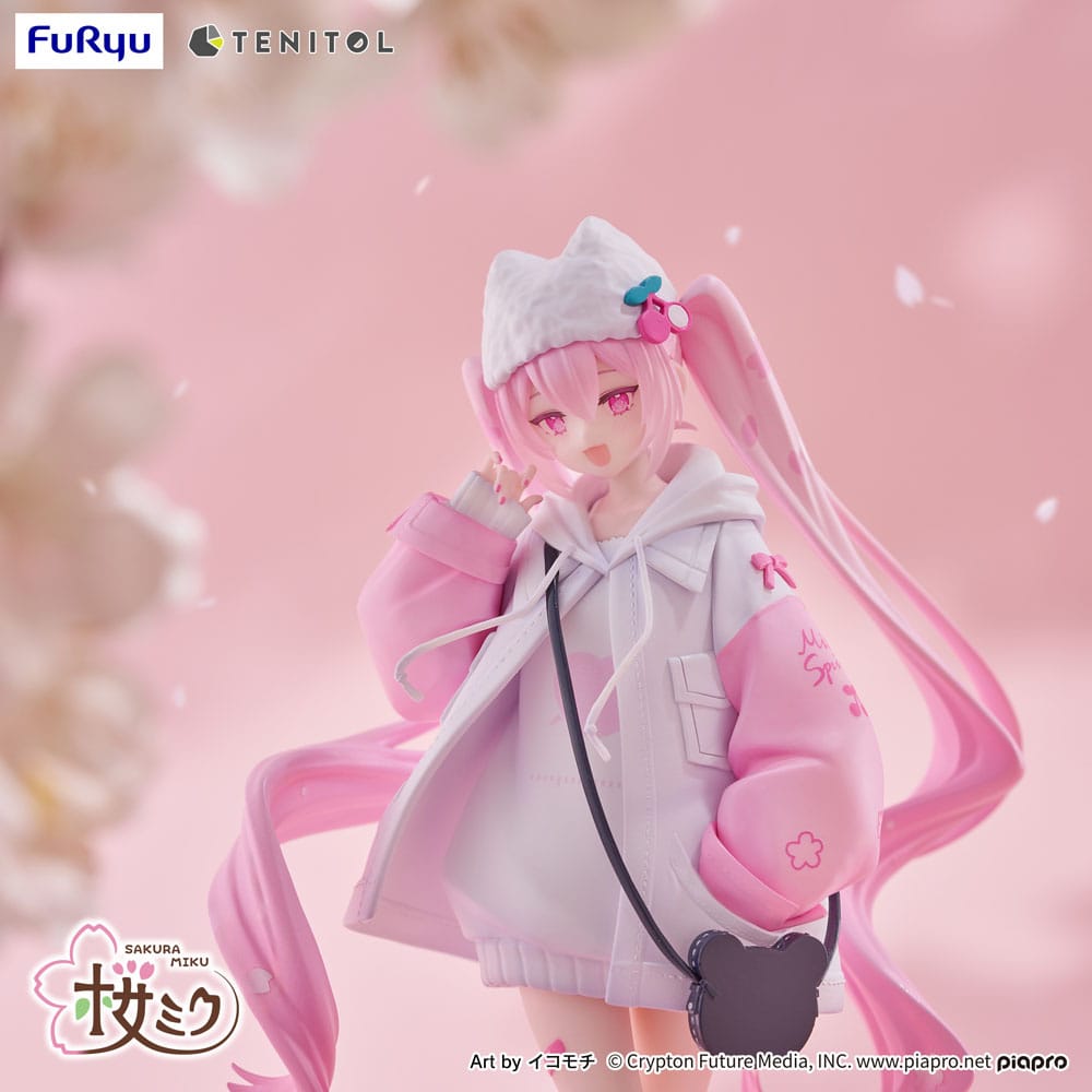 Hatsune Miku Tenitol Sakura Miku Cool style petit Furyu