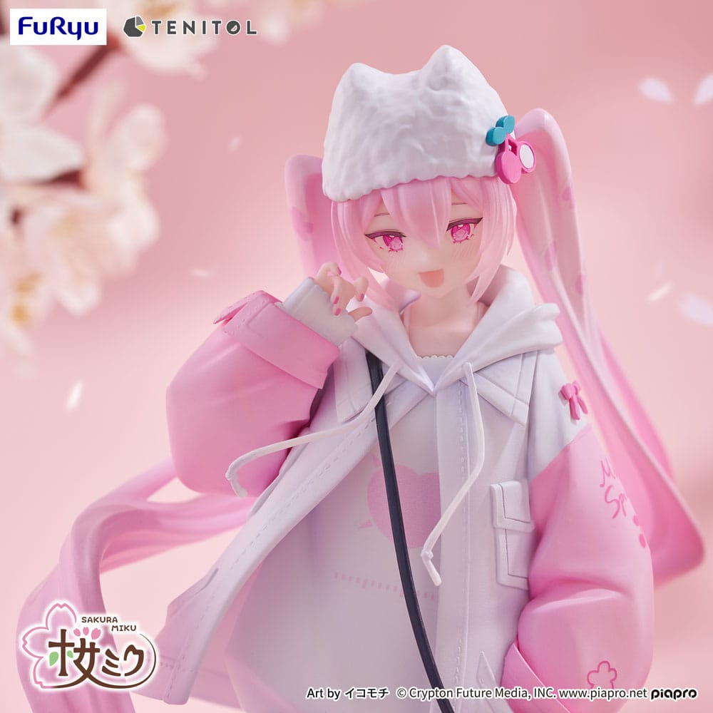 Hatsune Miku Tenitol Sakura Miku Cool style petit Furyu