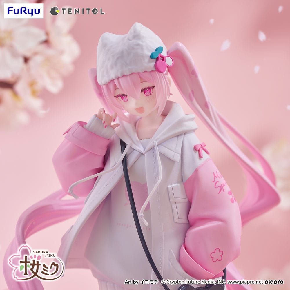 Hatsune Miku Tenitol Sakura Miku Cool style petit Furyu