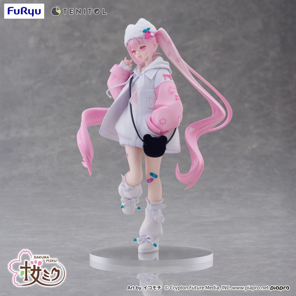 Hatsune Miku Tenitol Sakura Miku Cool style petit Furyu