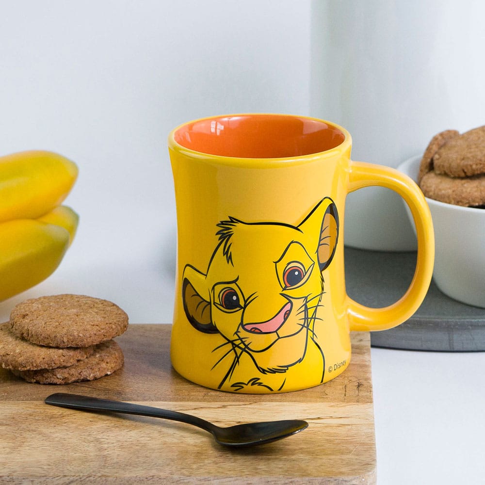 Disney The Lion King 3D Relief Mug Simba 360 ml Geda Labels