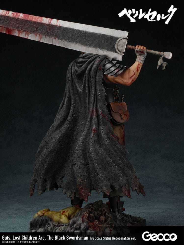Berserk Statue Guts Lost Children Arc The Black Swordsman Redecoration Ver. Gecco