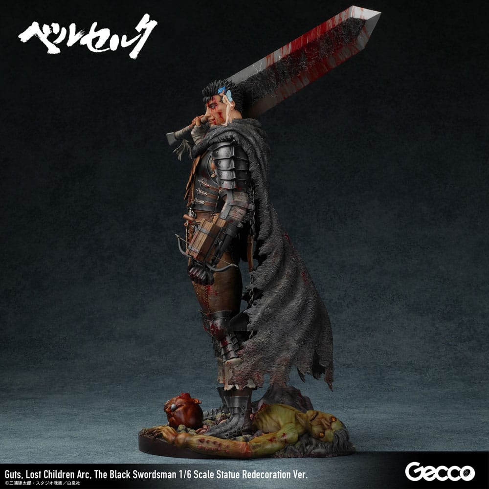 Berserk Statue Guts Lost Children Arc The Black Swordsman Redecoration Ver. Gecco